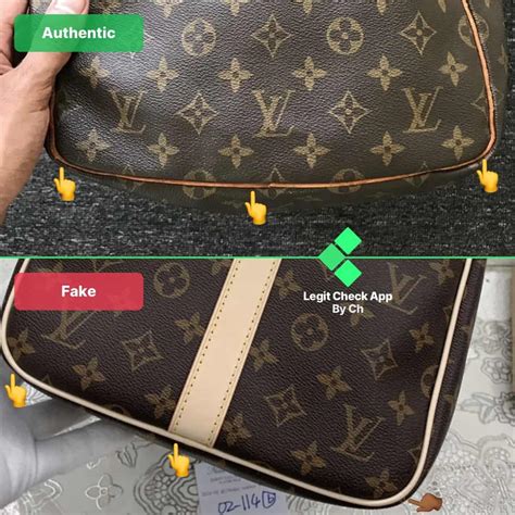 louis vuitton croisette damier ebene real vs fake|how to check if louis vuitton is real.